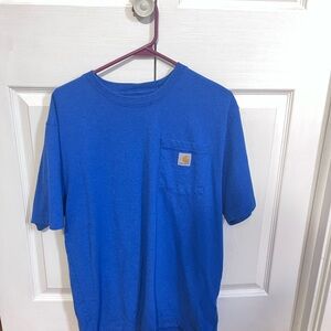 Carhartt Blue Loose Fit Crewneck T-Shirt